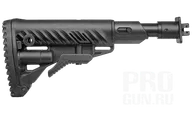 Приклад телескопический, складной FAB-Defense M4-VEPR FK SB с амортизатором отдачи на ВЕПРЬ 12