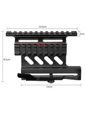 Крепление бокового типа Weaver (Вепрь, Сайга, Тигр), не быстросъем, облегченное