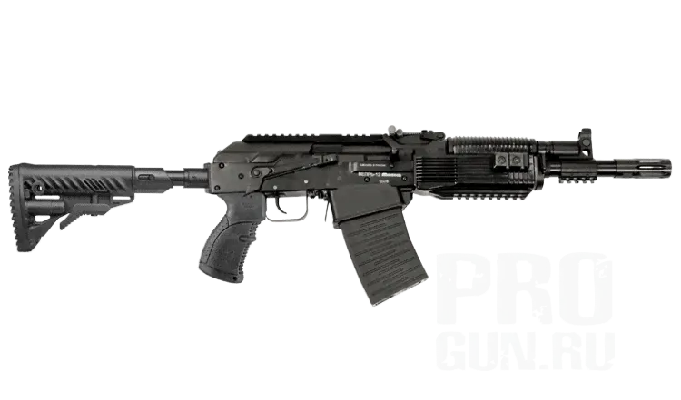 Приклад телескопический, складной FAB-Defense M4-VEPR FK SB с амортизатором отдачи на ВЕПРЬ 12-1