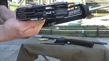 Ружье ВПО-210 Тукан  в разобранном виде.