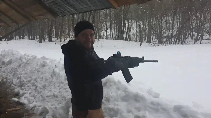 Вепрь 12 ВПО 205-00 и коллиматор ВОМЗ Пилад р 1х42