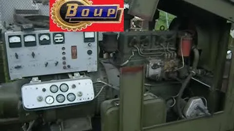 Военный дизель генератор.