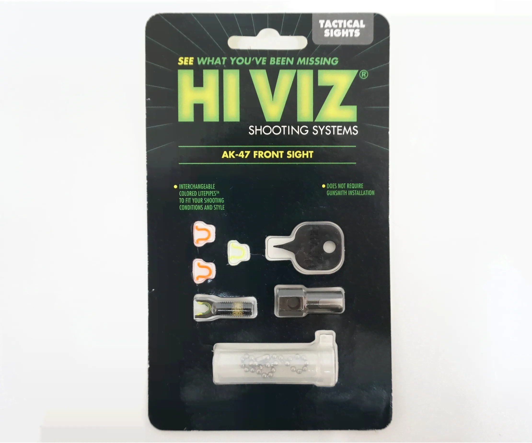 Оптоволоконная мушка HiViz AK2010 для АК (Сайга, Тигр, Вепрь)-0